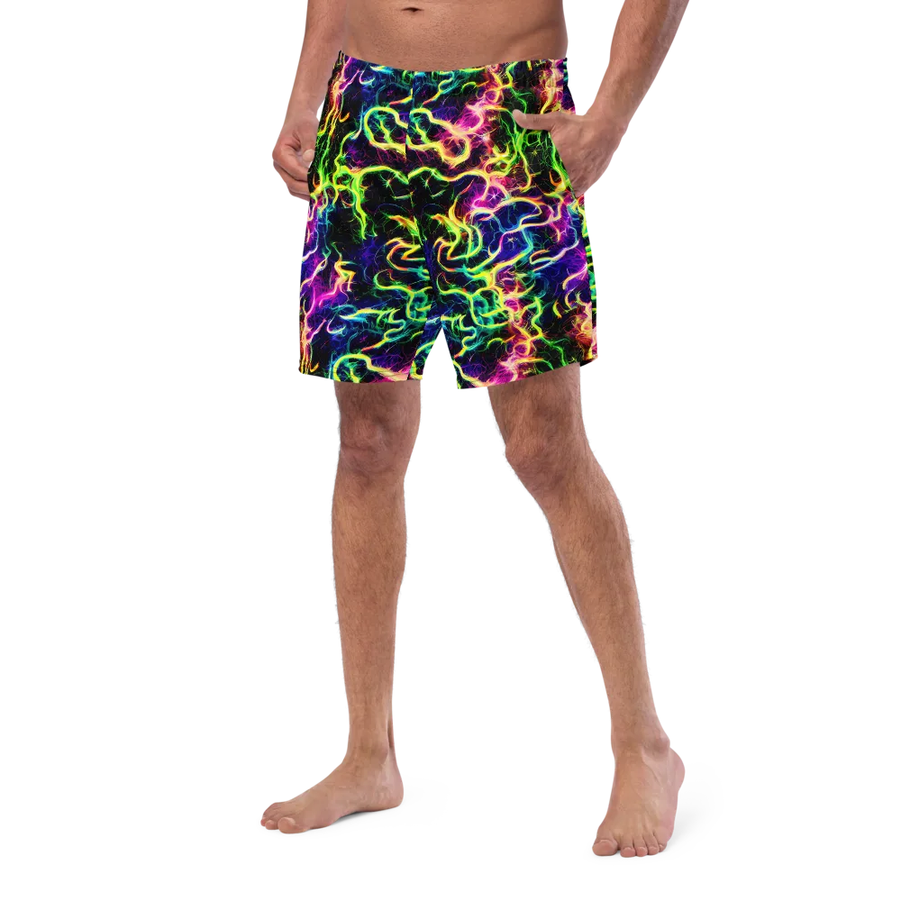 Wildfire Spectrum on Swim Trunks — Left Front