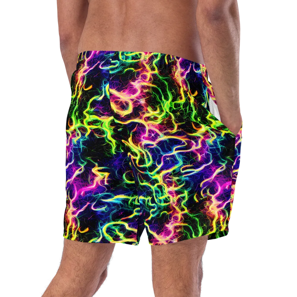 Wildfire Spectrum on Swim Trunks — Right Back