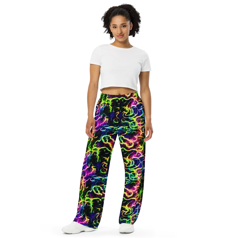 Wildfire Spectrum on Wide-Leg Pants — Front