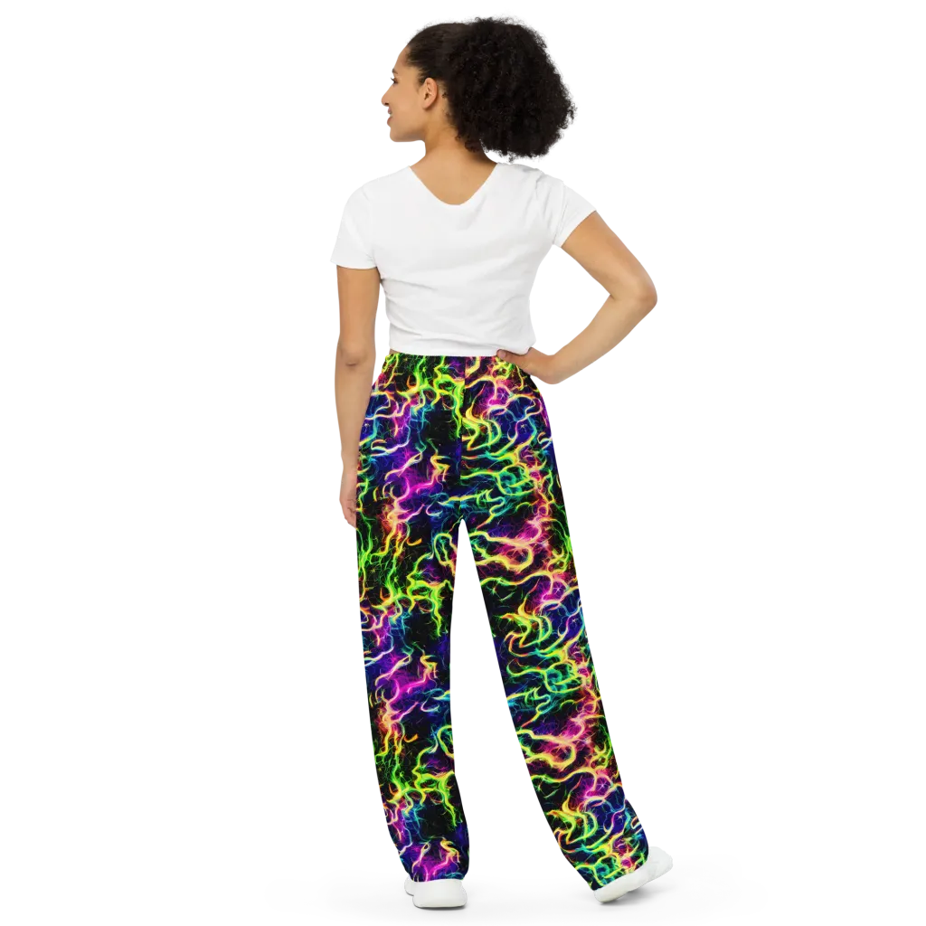 Wildfire Spectrum on Wide-Leg Pants — Back