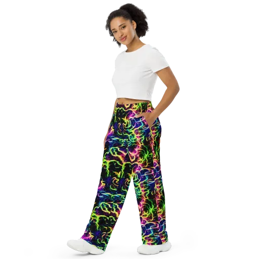 Wildfire Spectrum on a Wide-Leg Pants