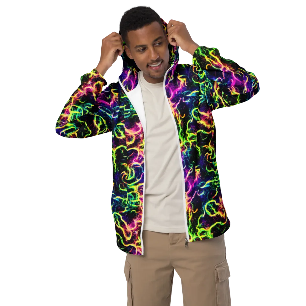 Wildfire Spectrum on Men's Windbreaker — Front