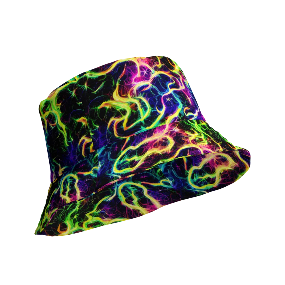 Wildfire Spectrum on Reversible Bucket Hat — Product details Outside