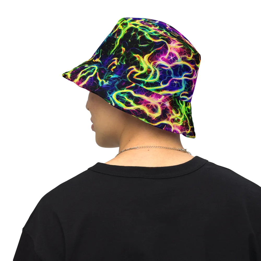 Wildfire Spectrum on Reversible Bucket Hat — Back Inside