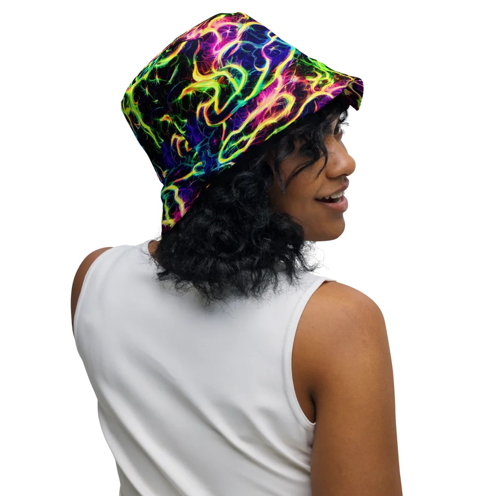 Wildfire Spectrum on Reversible Bucket Hat — Right Outside