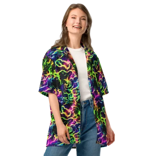 Wildfire Spectrum on a Button Shirt