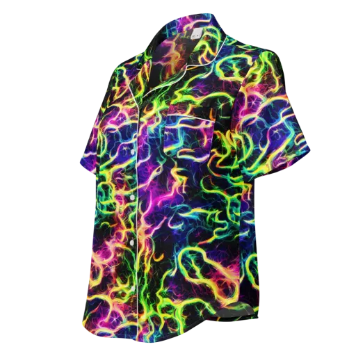 Wildfire Spectrum on a Women's Short Sleeve Pajama Top