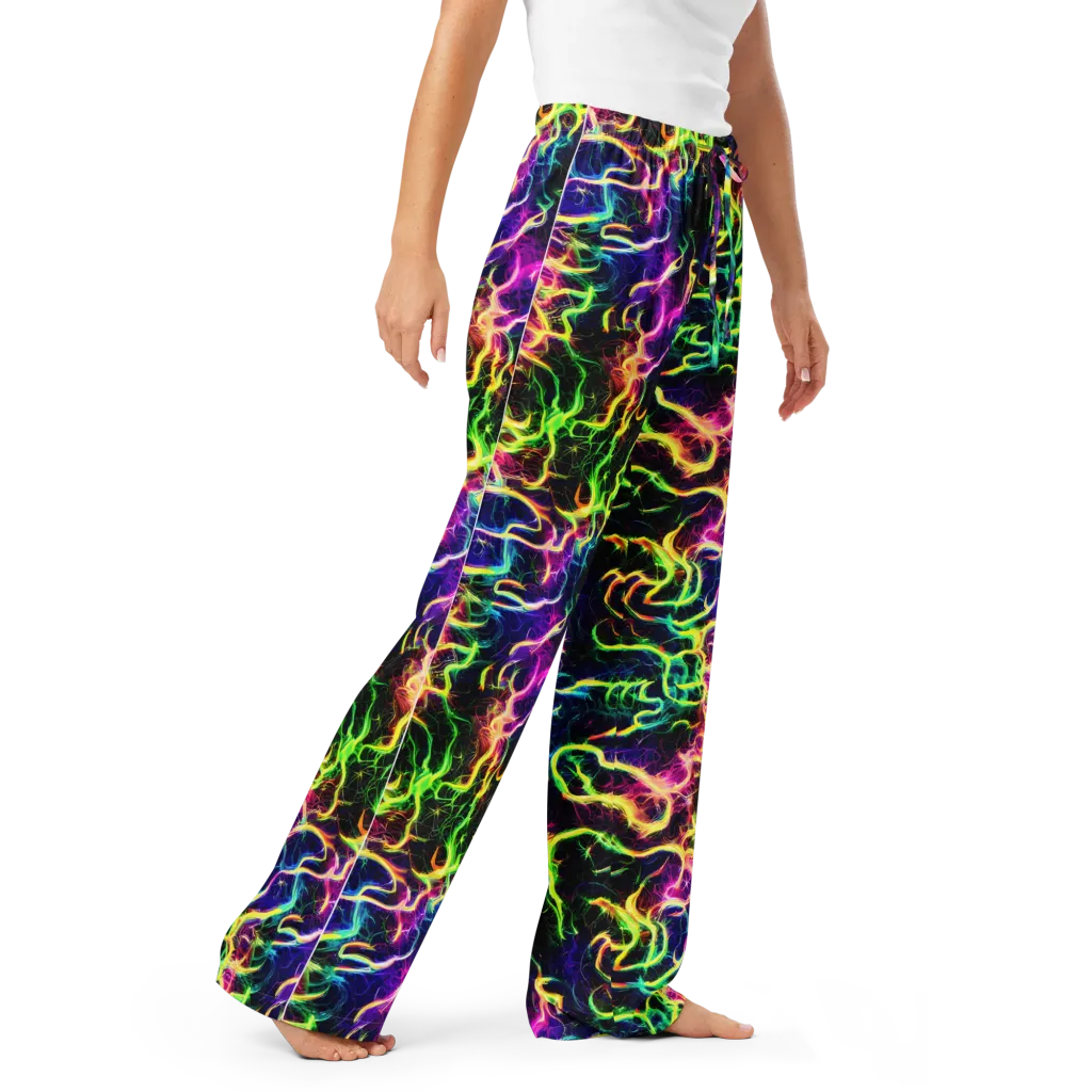 Wildfire Spectrum on Women's Pajama Pants — Right Front