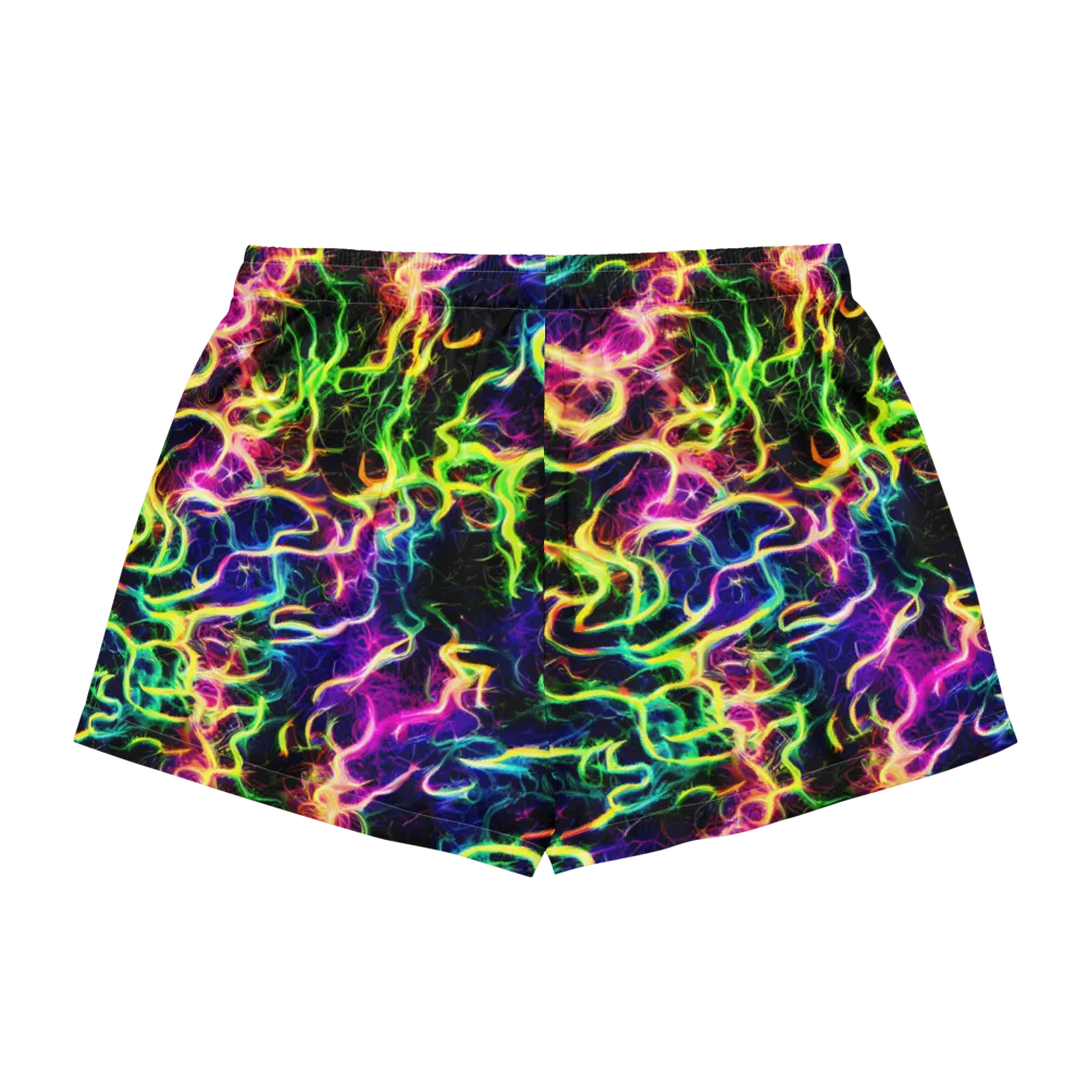 Wildfire Spectrum on Women's Pajama Shorts — Back