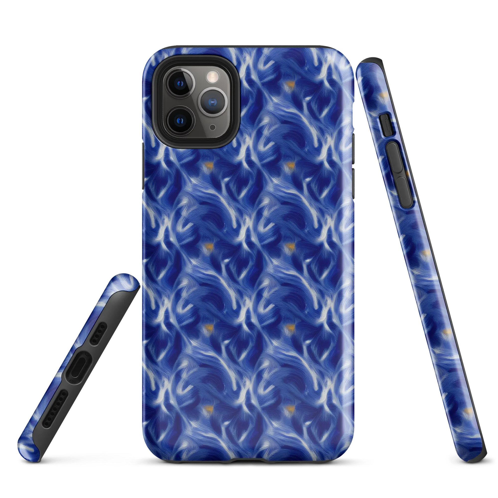 Sapphire Whirl on Tough Case for iPhone® — Front