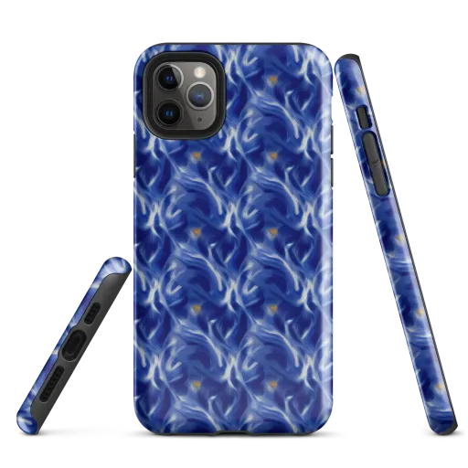 Sapphire Whirl on a Tough Case for iPhone®