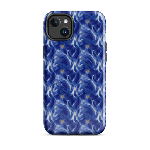 Sapphire Whirl on a MagSafe Tough Case for iPhone®