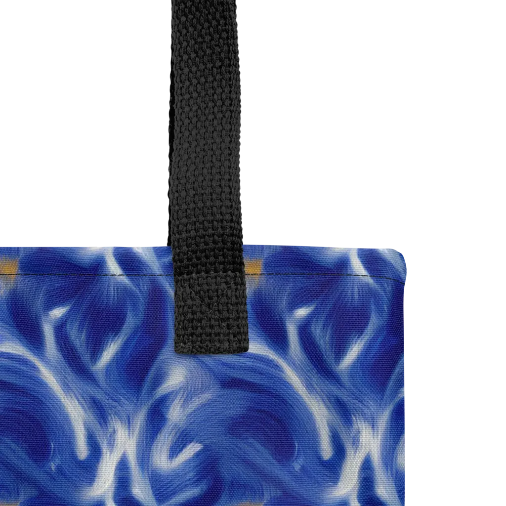 Sapphire Whirl on Tote Bag — Product details