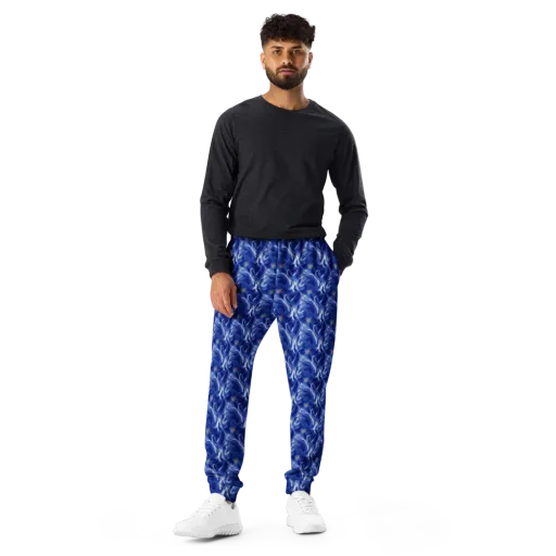 Sapphire Whirl on a Men's Joggers