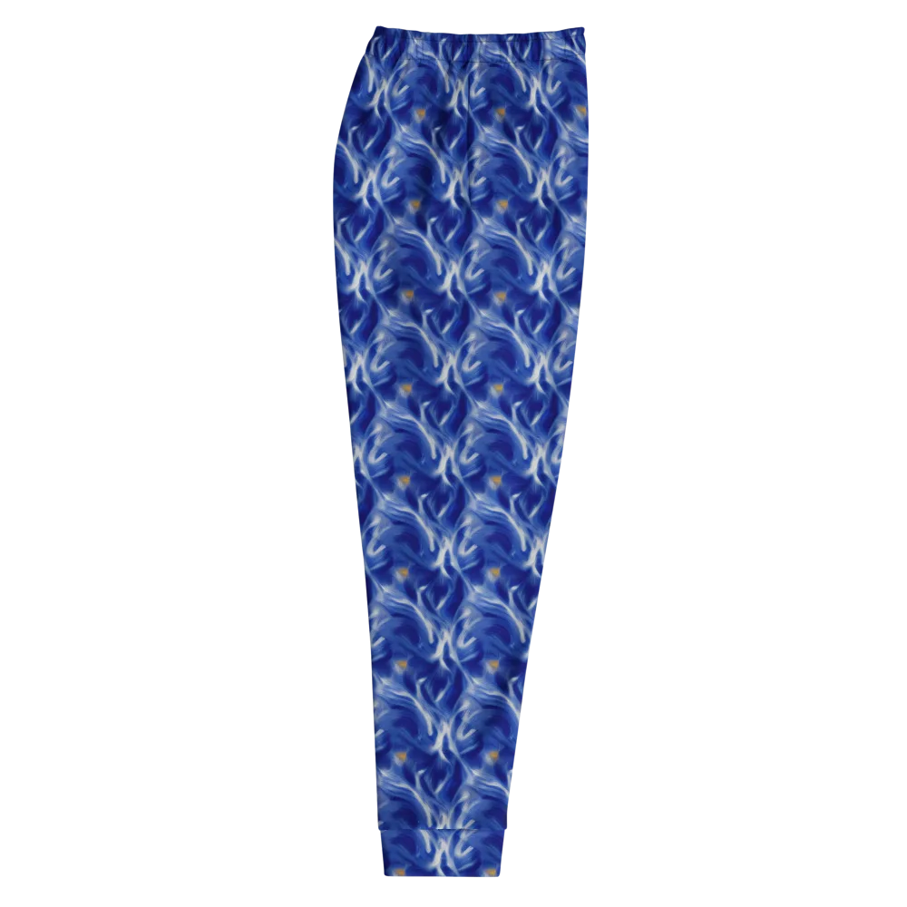 Sapphire Whirl on Men's Joggers — Right