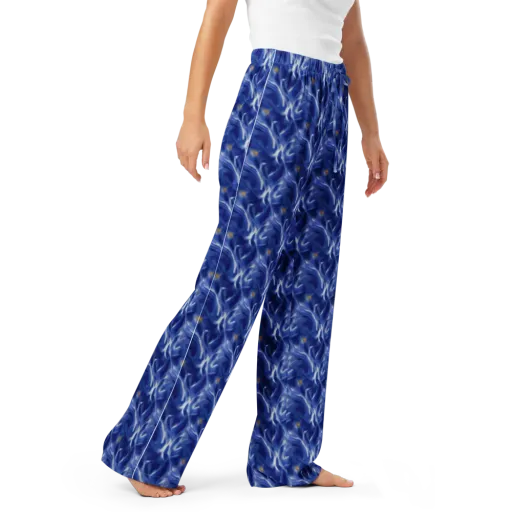 Sapphire Whirl on a Women's Pajama Pants