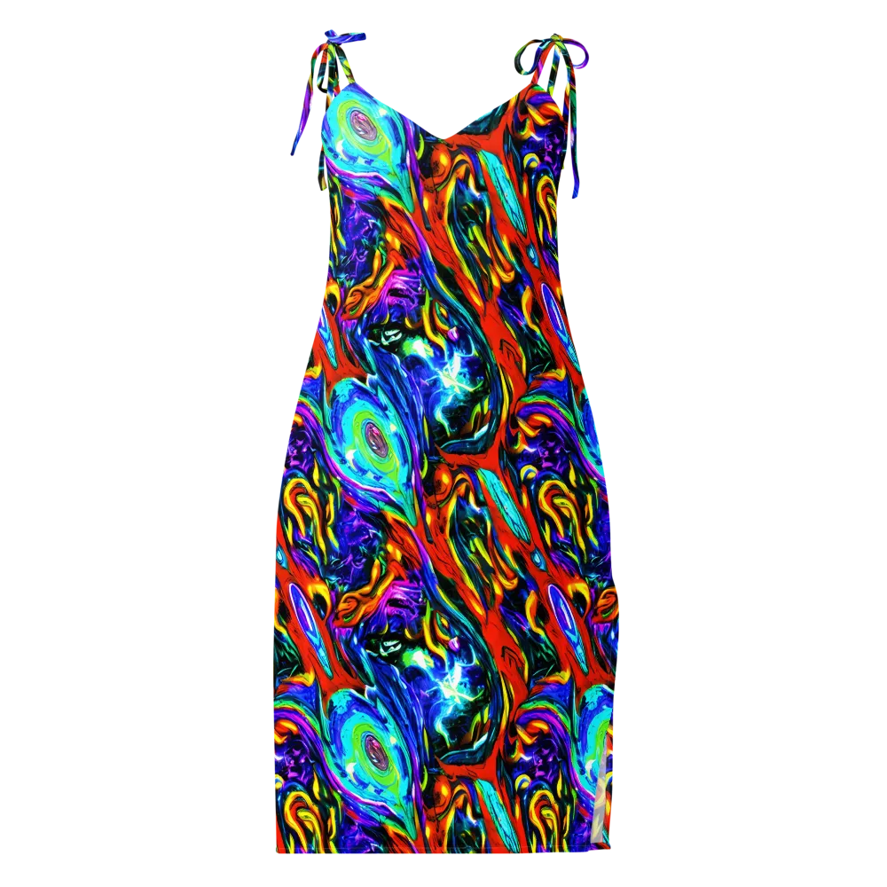 Atomic Marbling on Slip Dress — Front