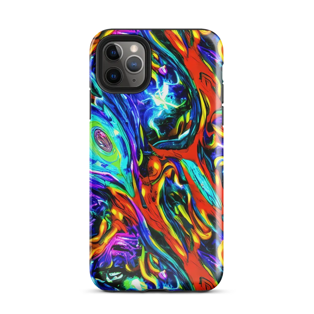 Atomic Marbling on Tough Case for iPhone® — Front