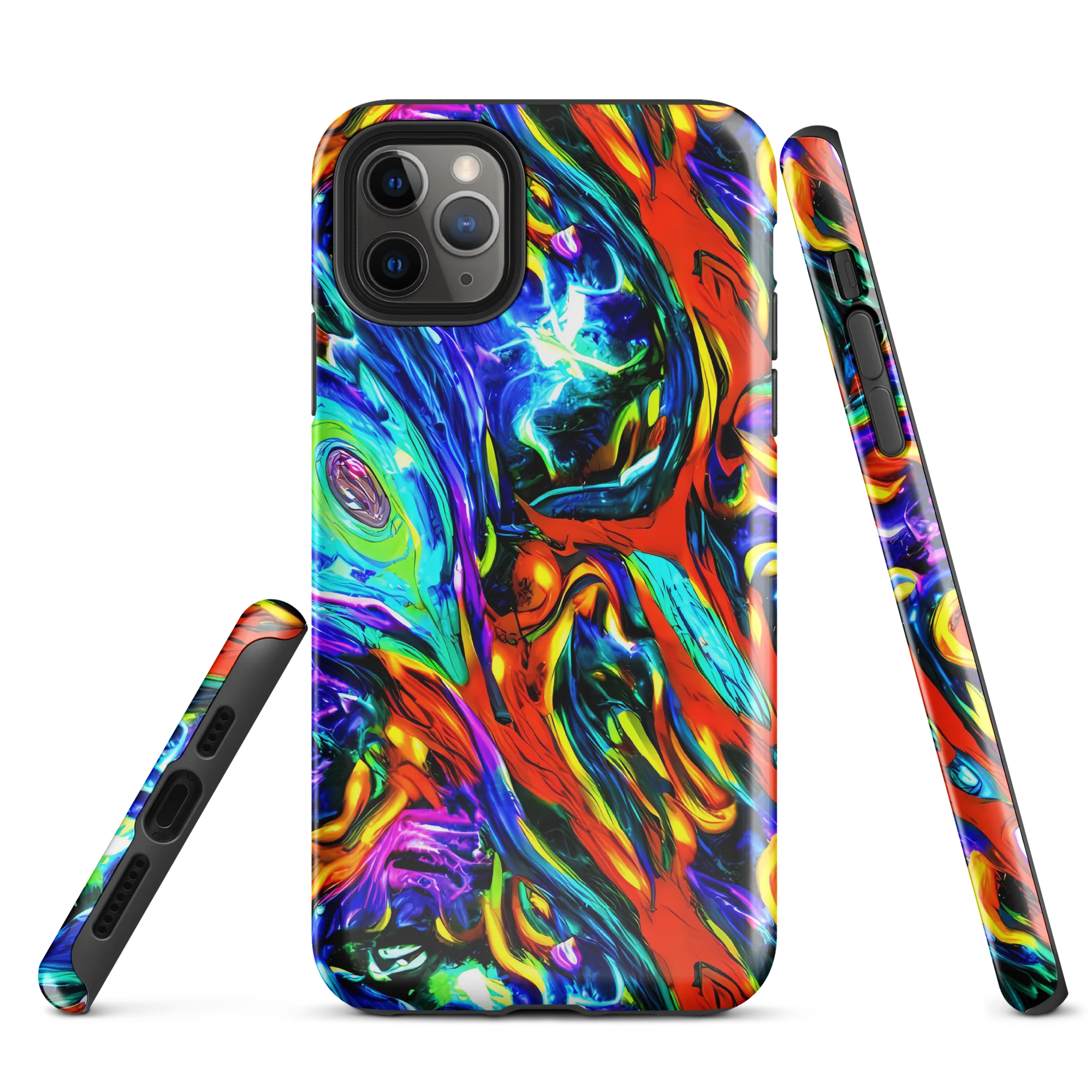 Atomic Marbling on Tough Case for iPhone® — Front