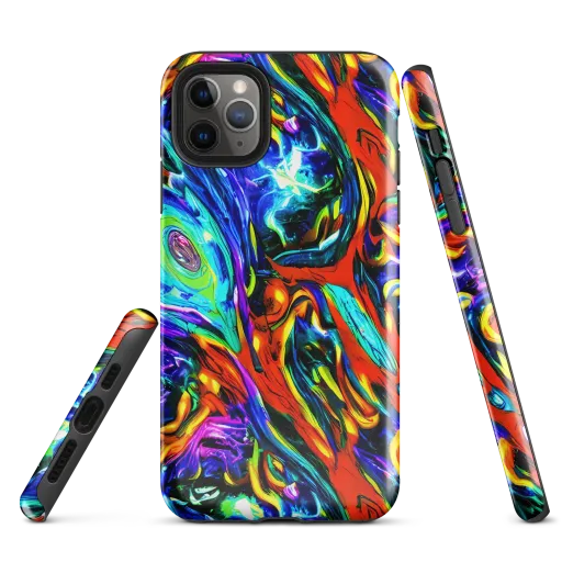 Atomic Marbling on a Tough Case for iPhone®