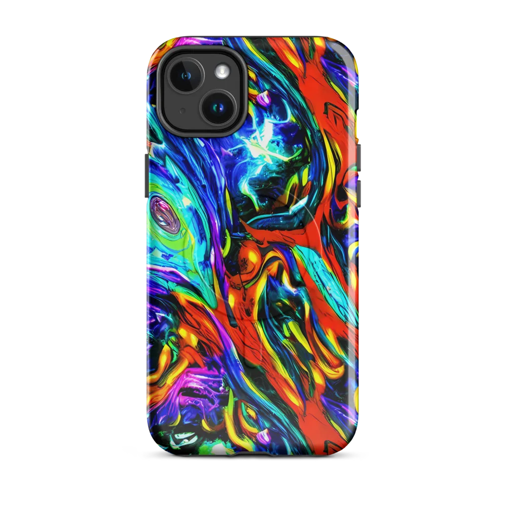 Atomic Marbling on MagSafe Tough Case for iPhone® — Front