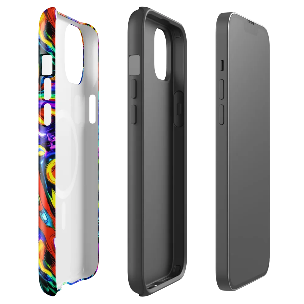 Atomic Marbling on MagSafe Tough Case for iPhone® — Front