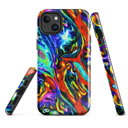 Atomic Marbling on a MagSafe Tough Case for iPhone®