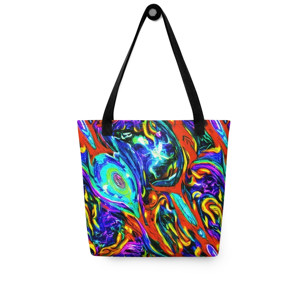 Atomic Marbling on Tote Bag — Front
