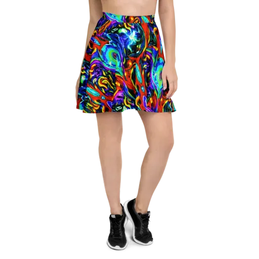 Atomic Marbling on a Skater Skirt