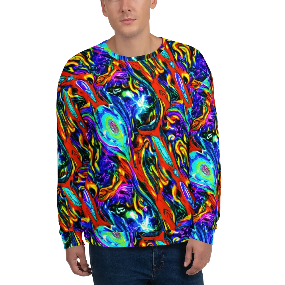 Atomic Marbling on Sweatshirt — Front