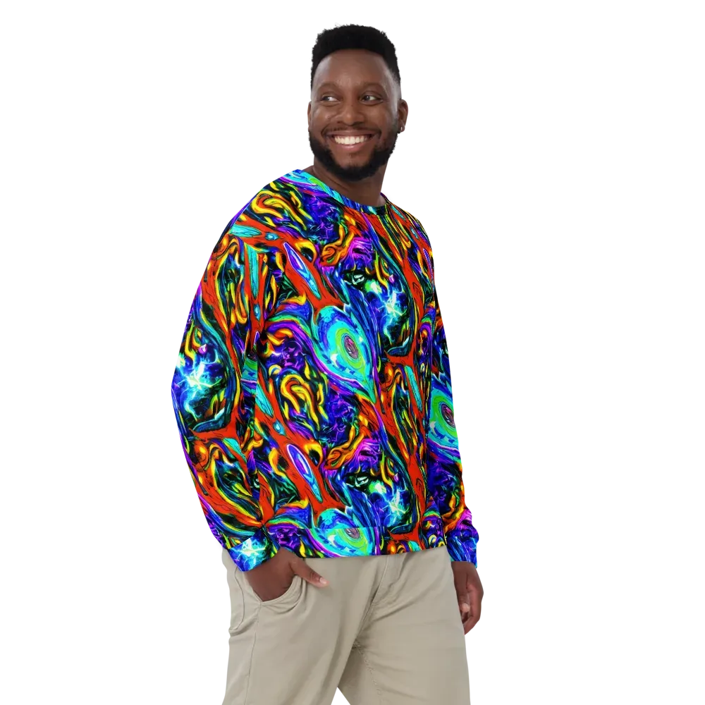 Atomic Marbling on Sweatshirt — Front