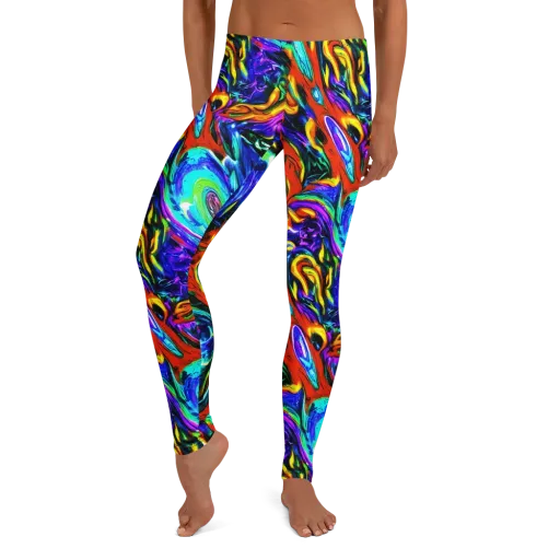 Atomic Marbling on a Leggings