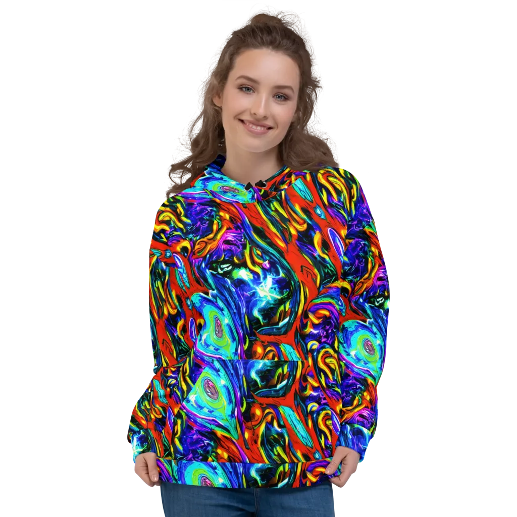 Atomic Marbling on Hoodie — Front