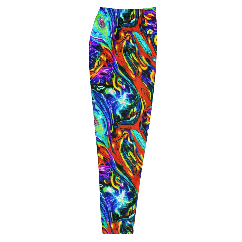 Atomic Marbling on Men's Joggers — Right