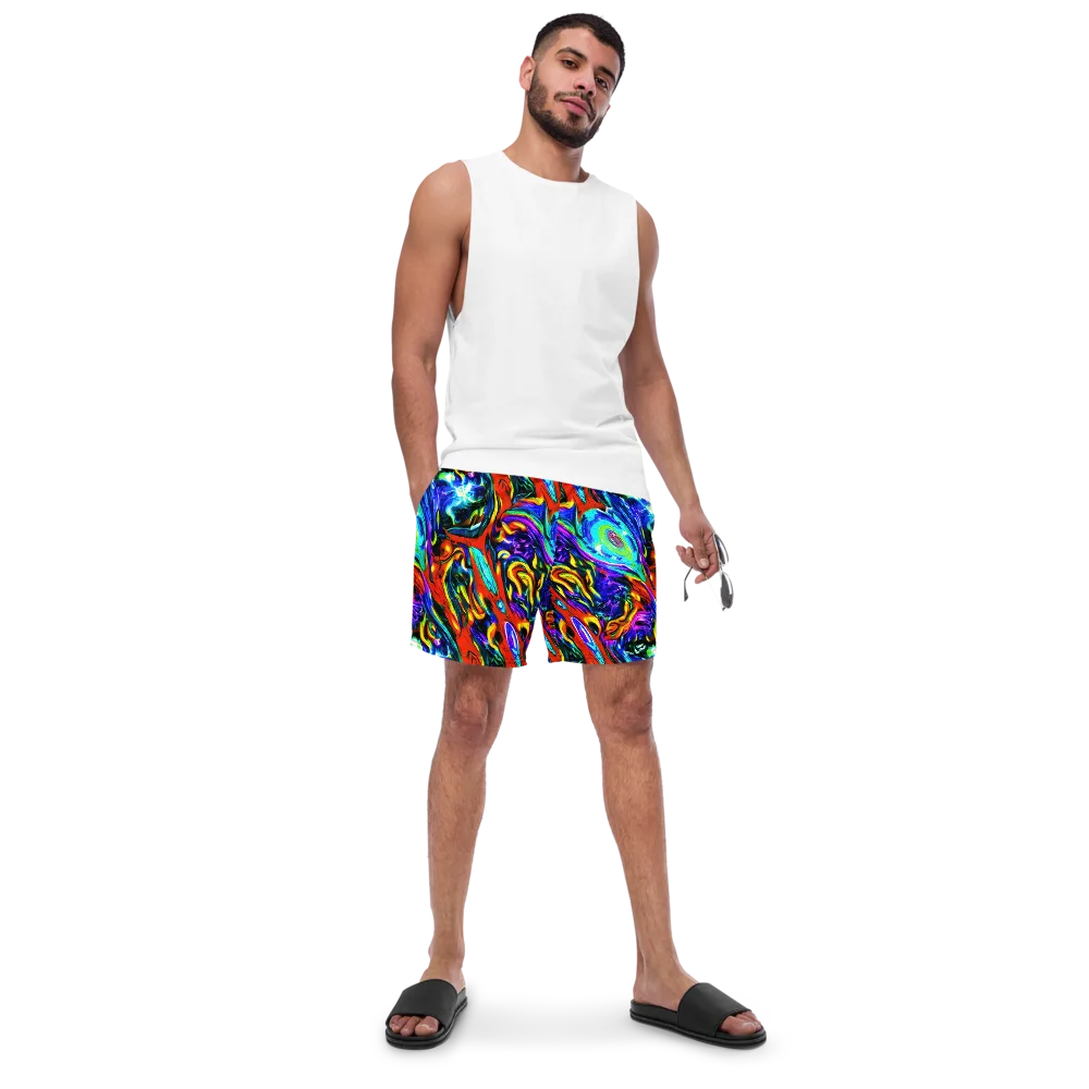 Atomic Marbling on Swim Trunks — Front