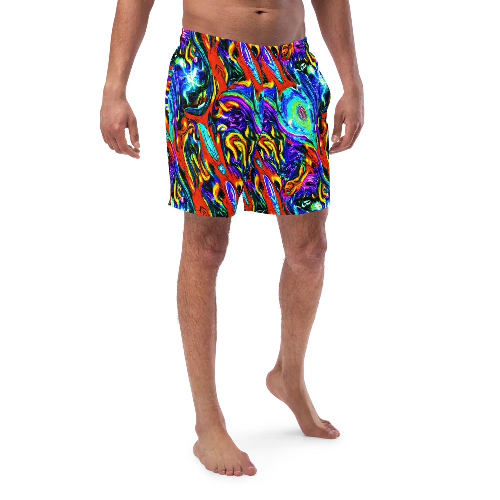 Atomic Marbling on Swim Trunks — Front