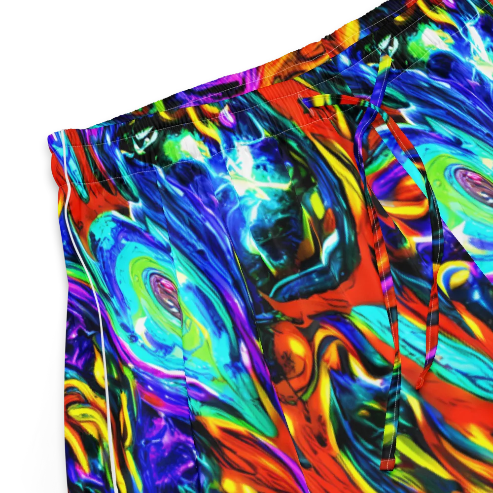 Atomic Marbling on Women's Pajama Shorts — Product details
