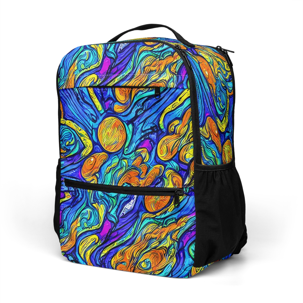 Sonic Sea on Utility Backpack — Left Front