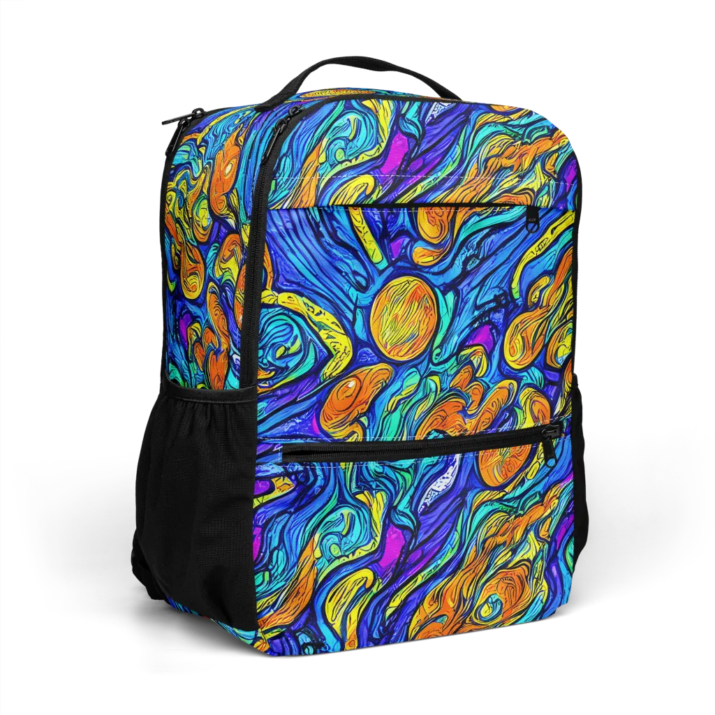 Sonic Sea on Utility Backpack — Right Front