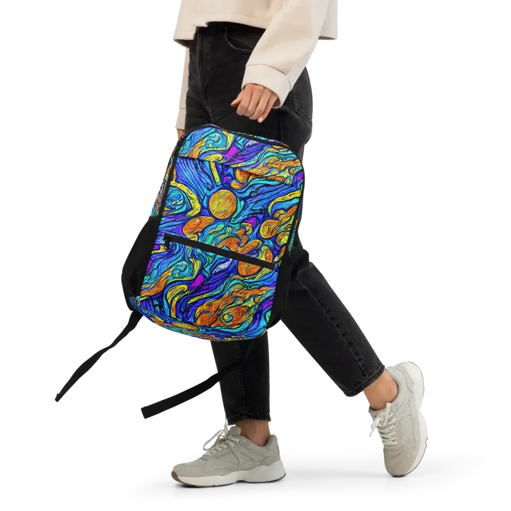 Sonic Sea on Utility Backpack — Front