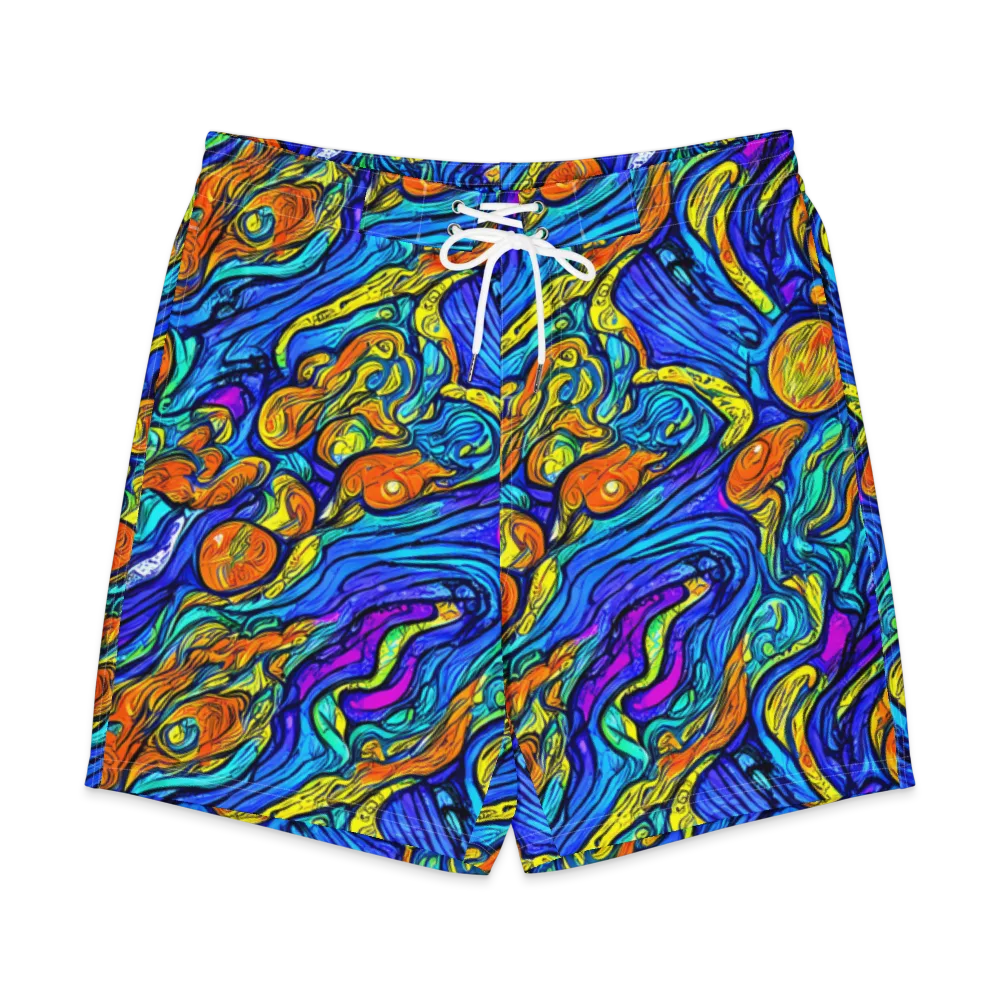 Sonic Sea on Men's Board Shorts — Front