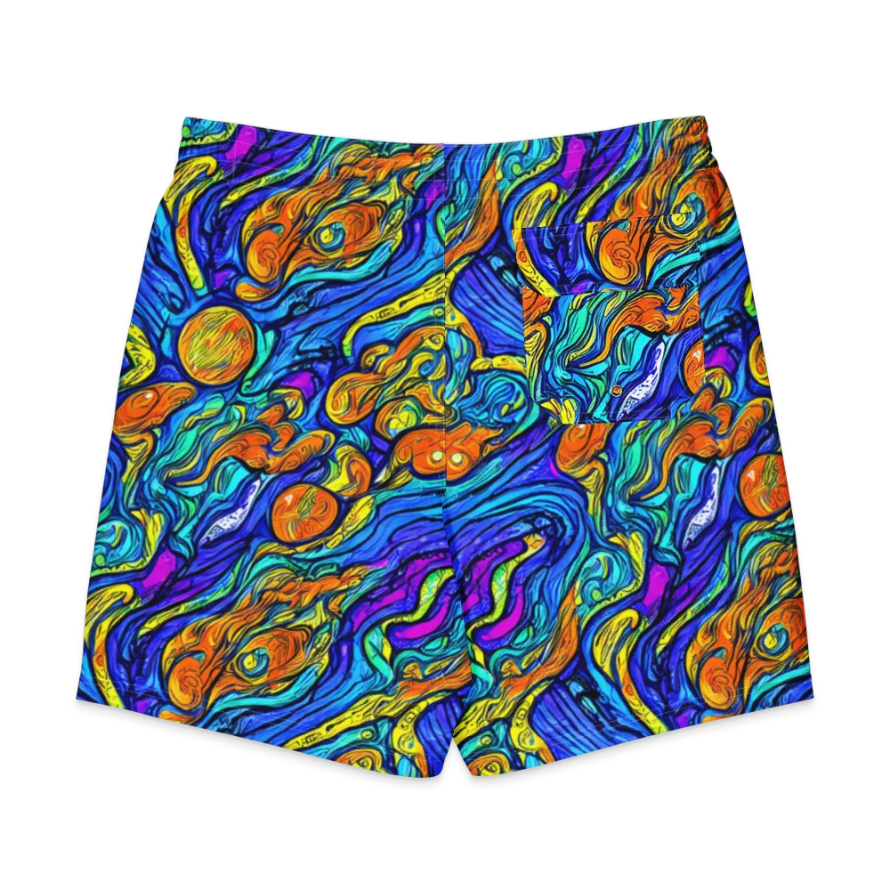 Sonic Sea on Men's Board Shorts — Back