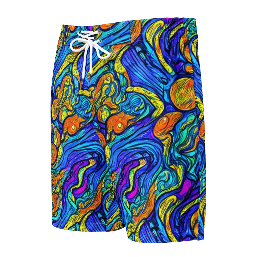 Sonic Sea on Men's Board Shorts — Front