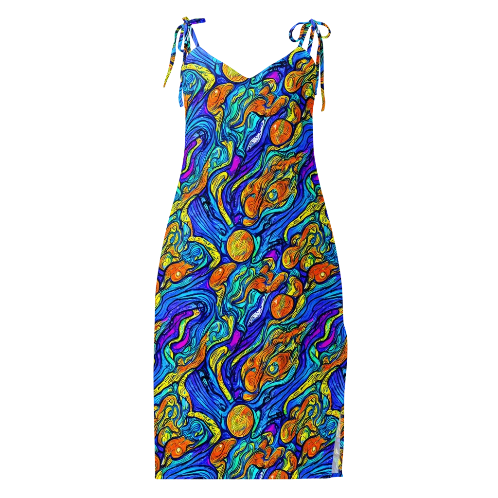 Sonic Sea on Slip Dress — Front
