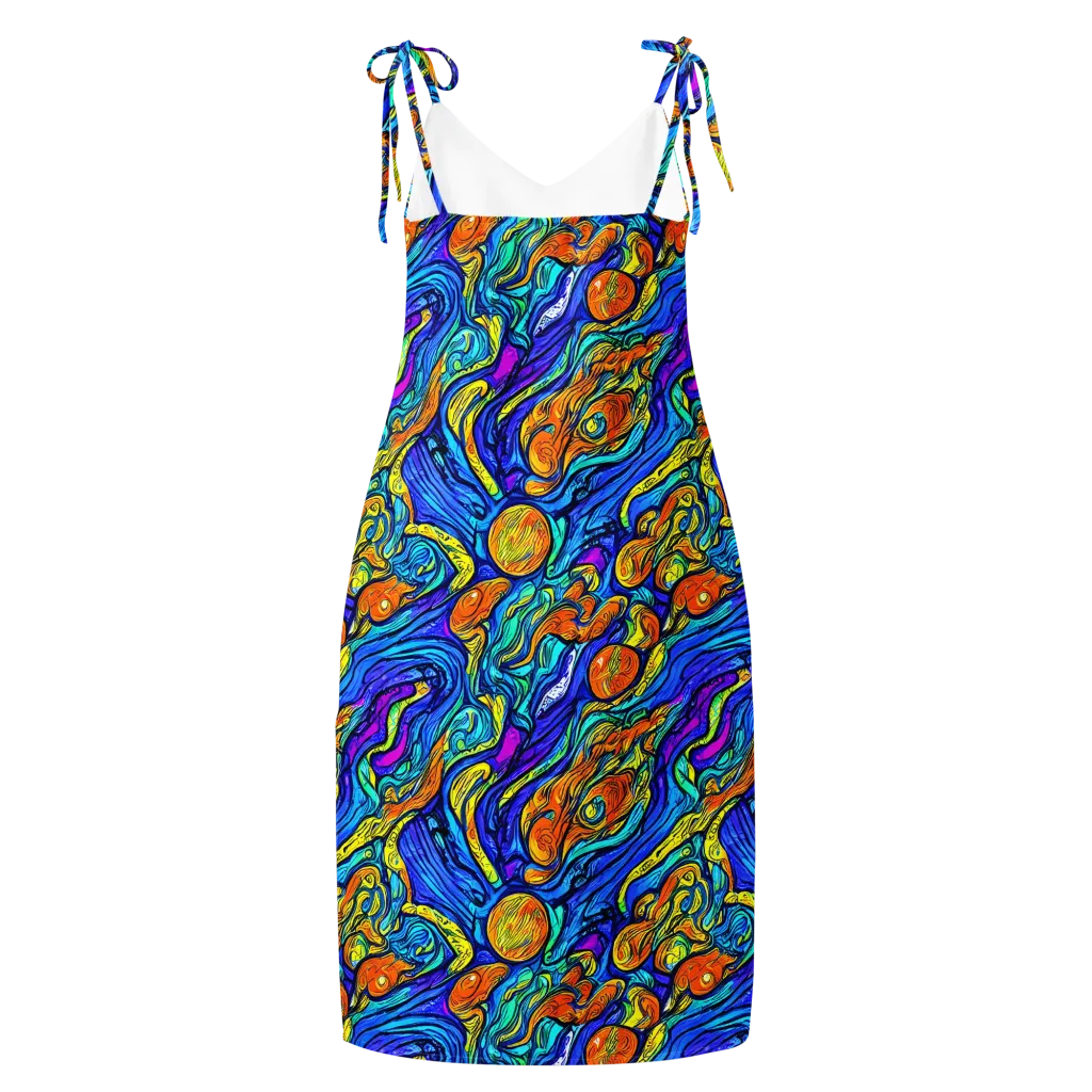 Sonic Sea on Slip Dress — Back