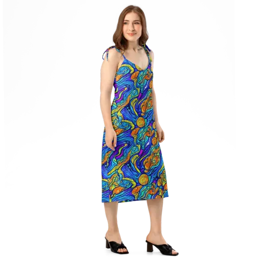 Sonic Sea on a Slip Dress