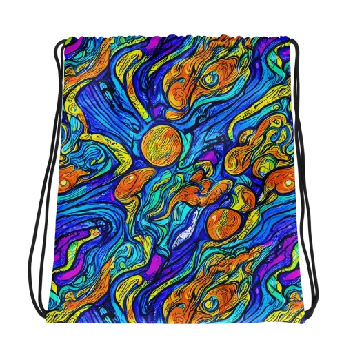 Sonic Sea on a Drawstring Bag