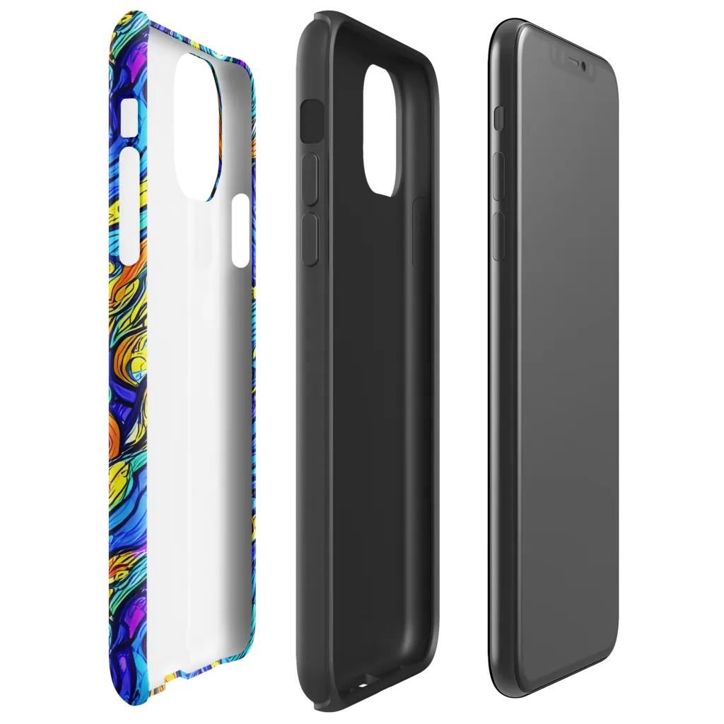 Sonic Sea on Tough Case for iPhone® — Right
