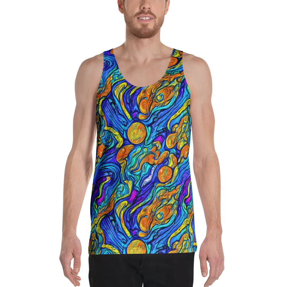 Sonic Sea on Men's Tank Top — Front