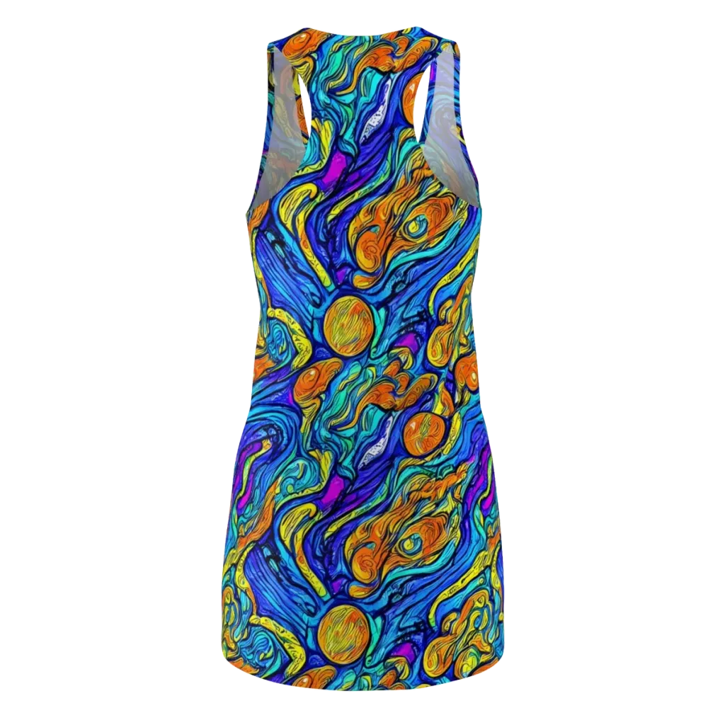 Sonic Sea on Racerback Dress — Back
